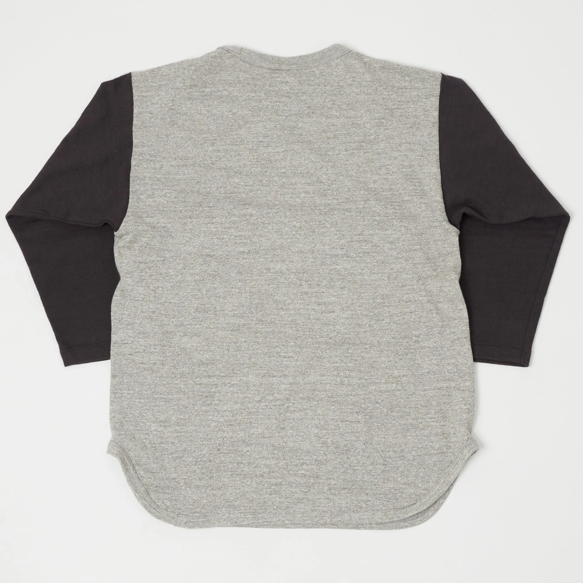 Warehouse & Co 4800 Baseball Tee - Heather Grey/Black