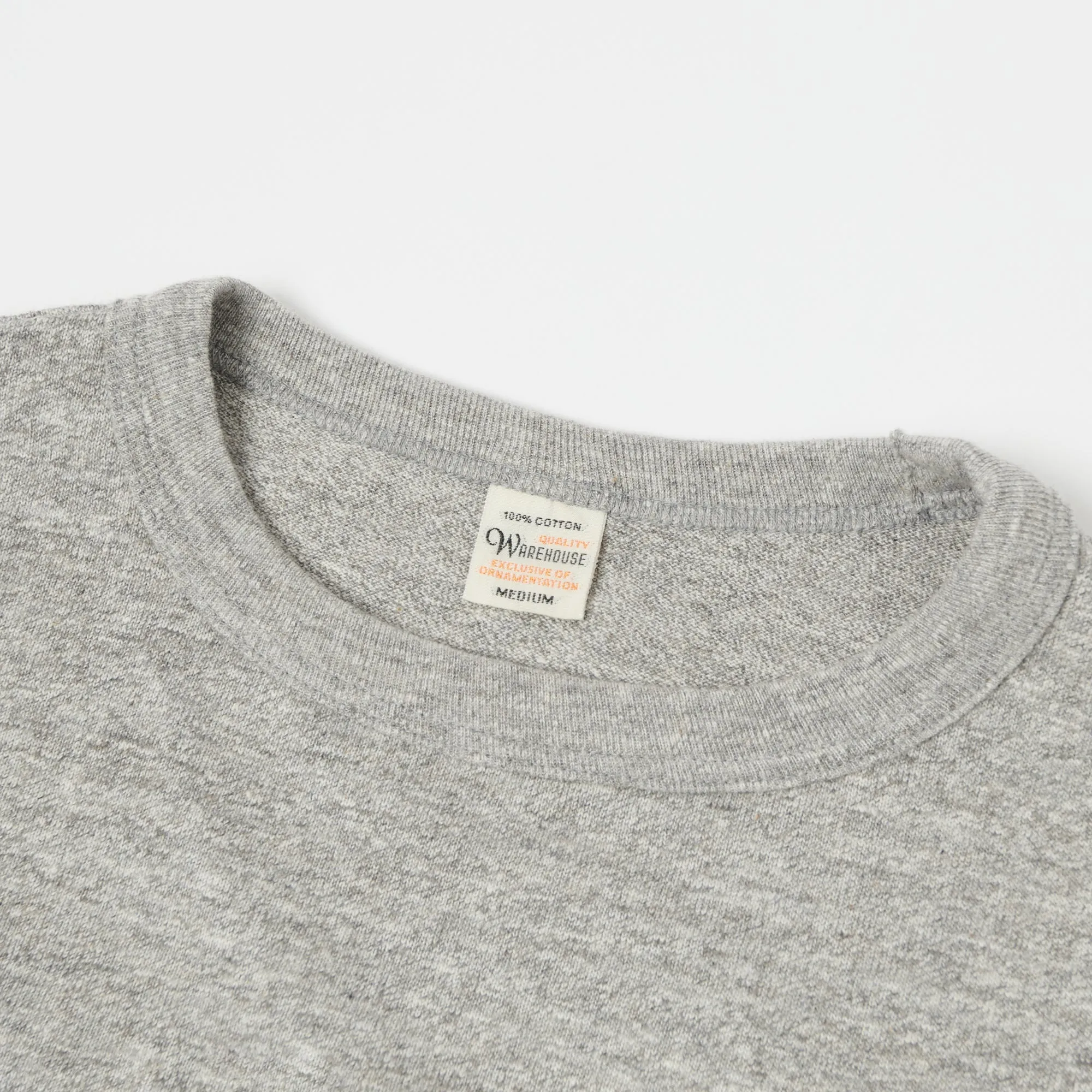 Warehouse & Co 4800 Baseball Tee - Heather Grey/Black