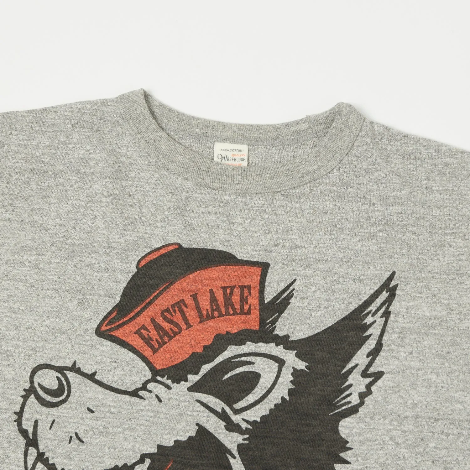Warehouse & Co 'Eastlake' 4800 Baseball Tee - Heather Grey/Black