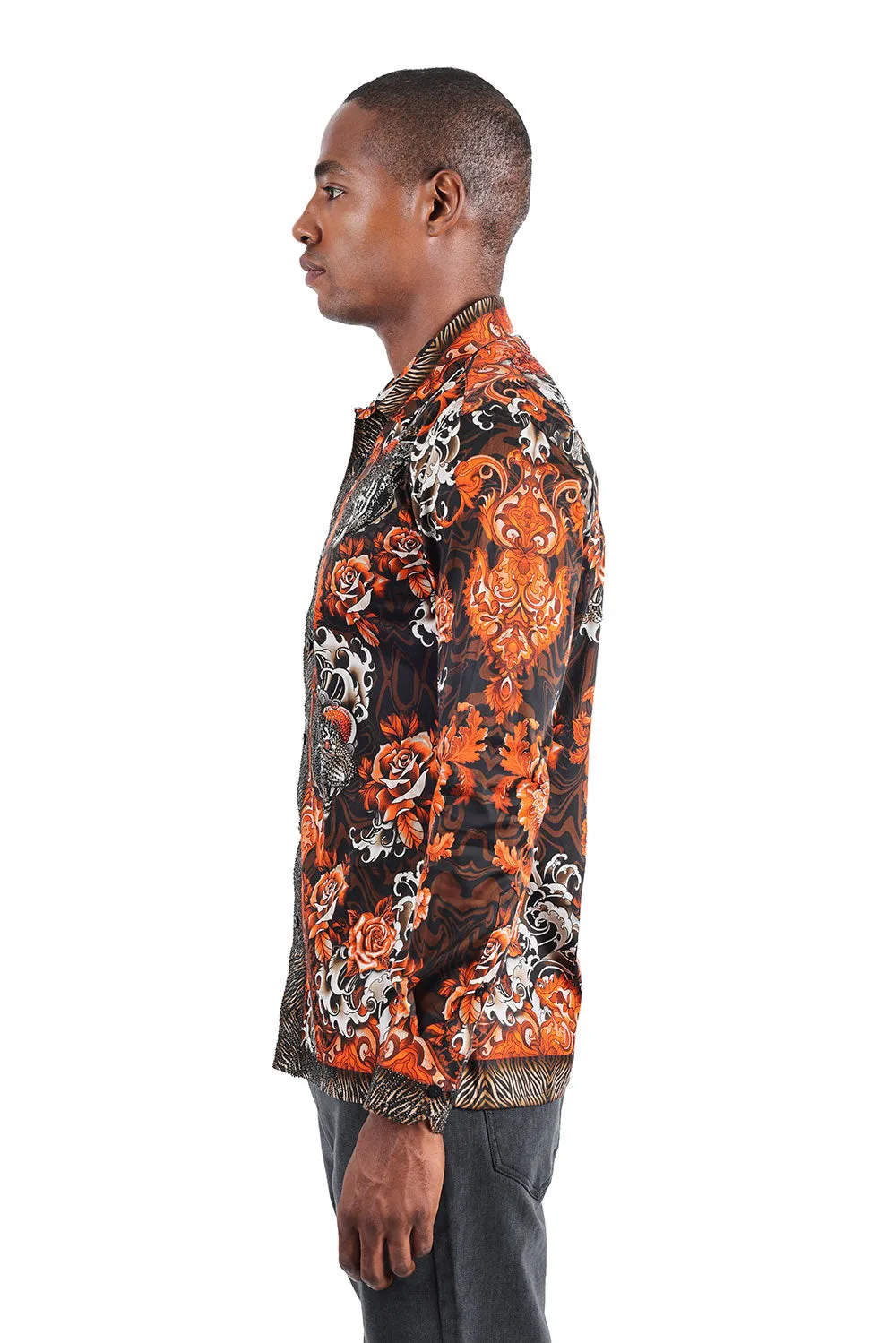 Westerly Tiger Rhinestone Long Sleeve Shirt