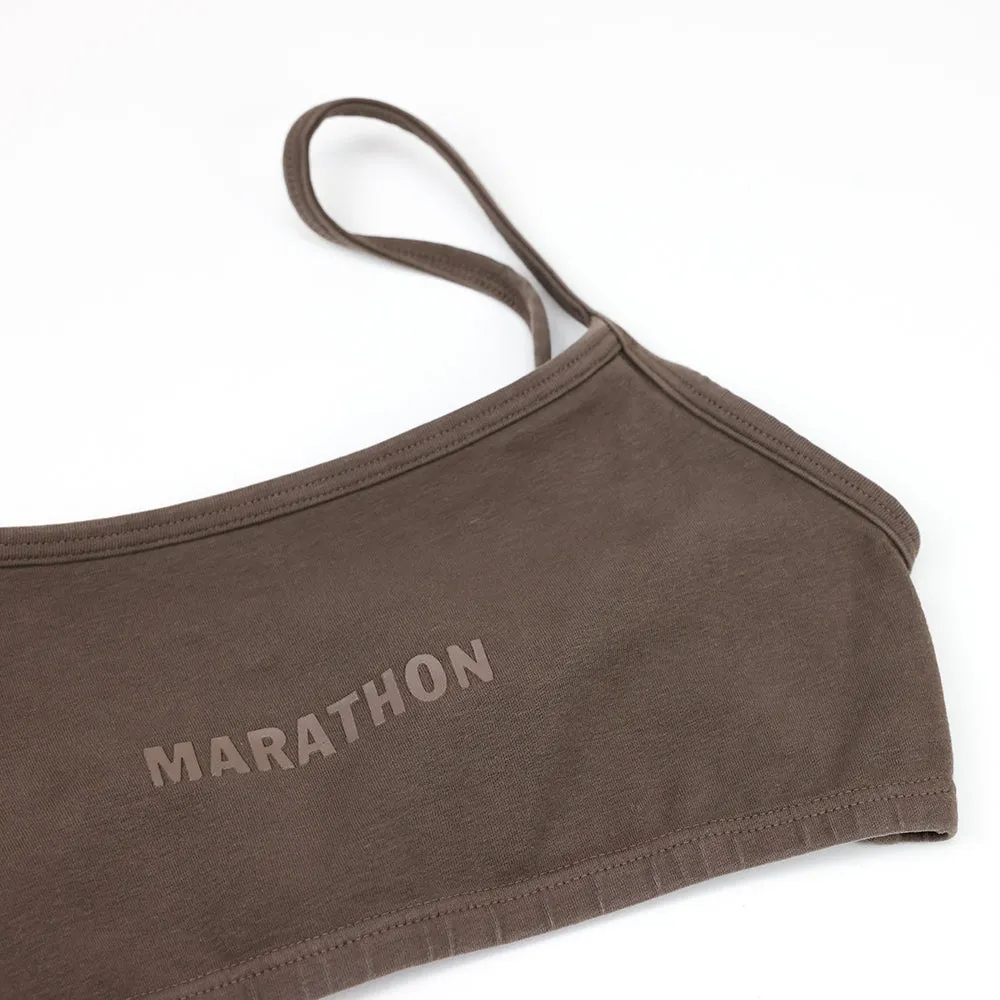 Women's Marathon Bralette - Mocha