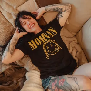 Women's MomVan Boyfriend Fit T-Shirt - Black