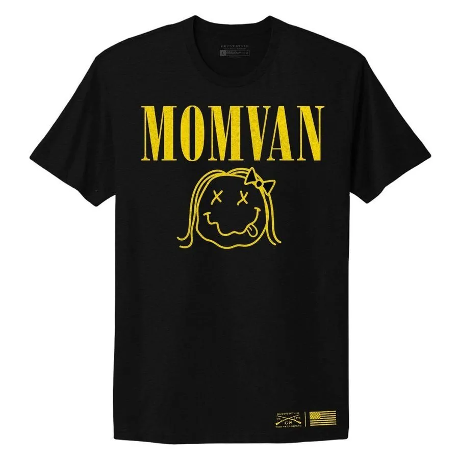 Women's MomVan Boyfriend Fit T-Shirt - Black