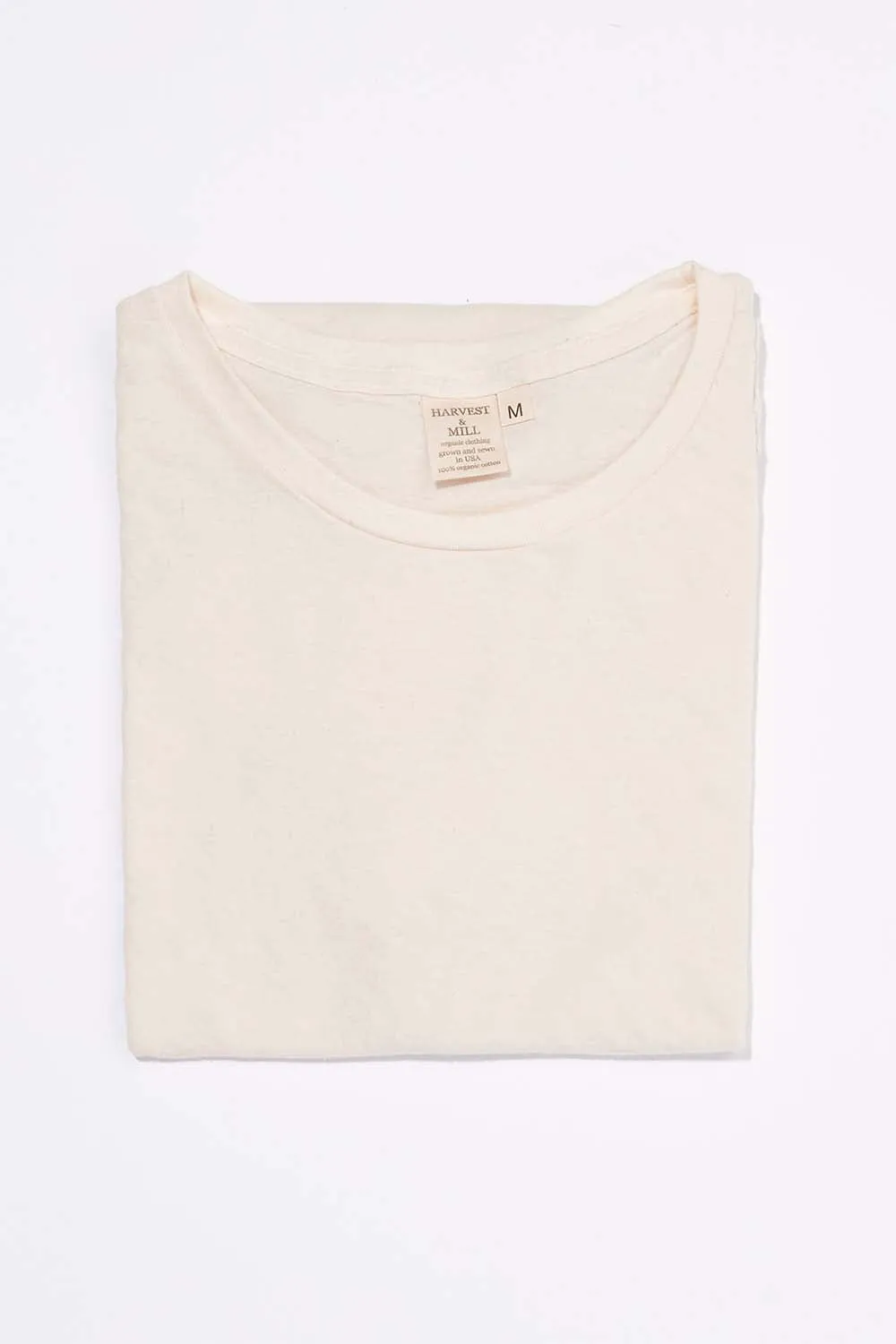 Women's Organic Crew Tee - Natural