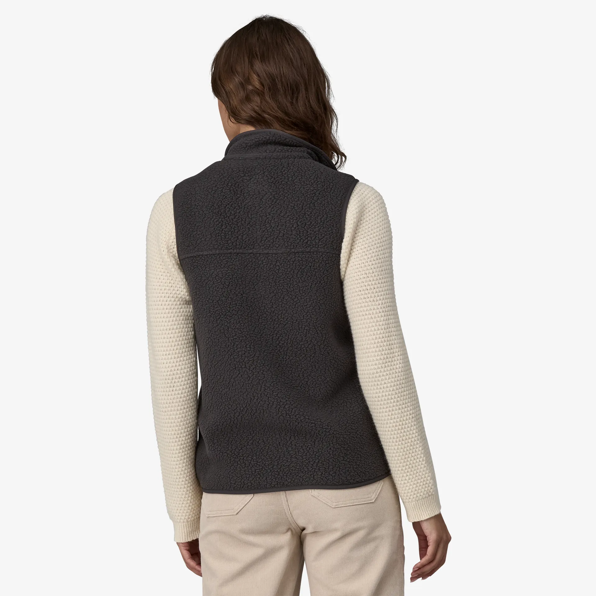 Women's Retro Pile Fleece Vest