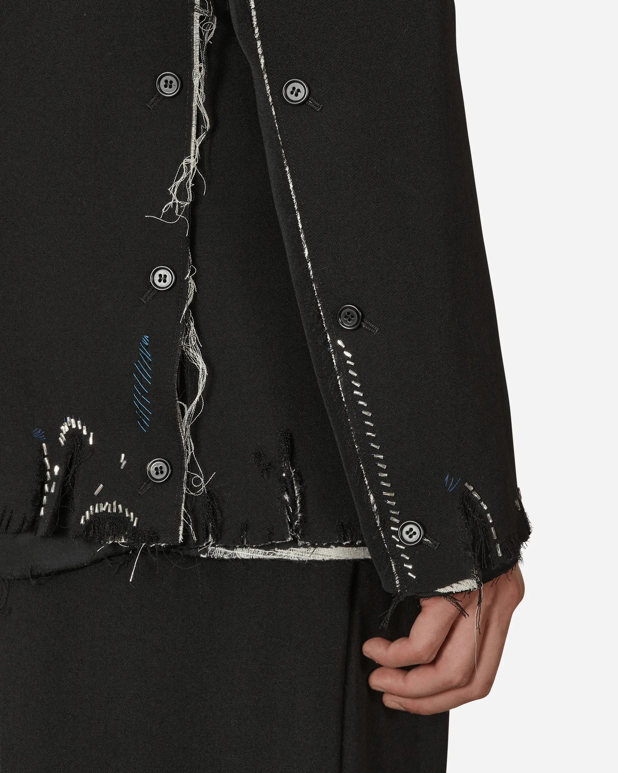 Wool Convertible Blazer Black