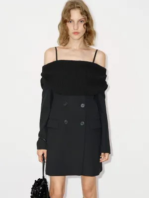 Wool Mini Blazer Dress
