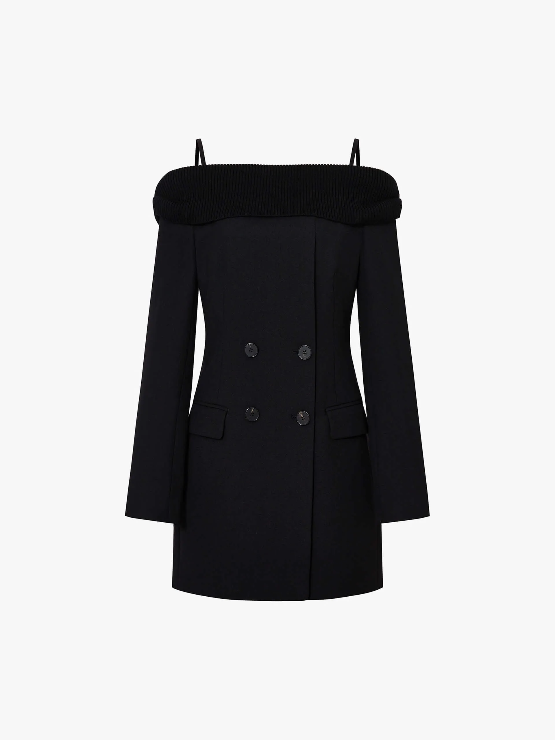 Wool Mini Blazer Dress