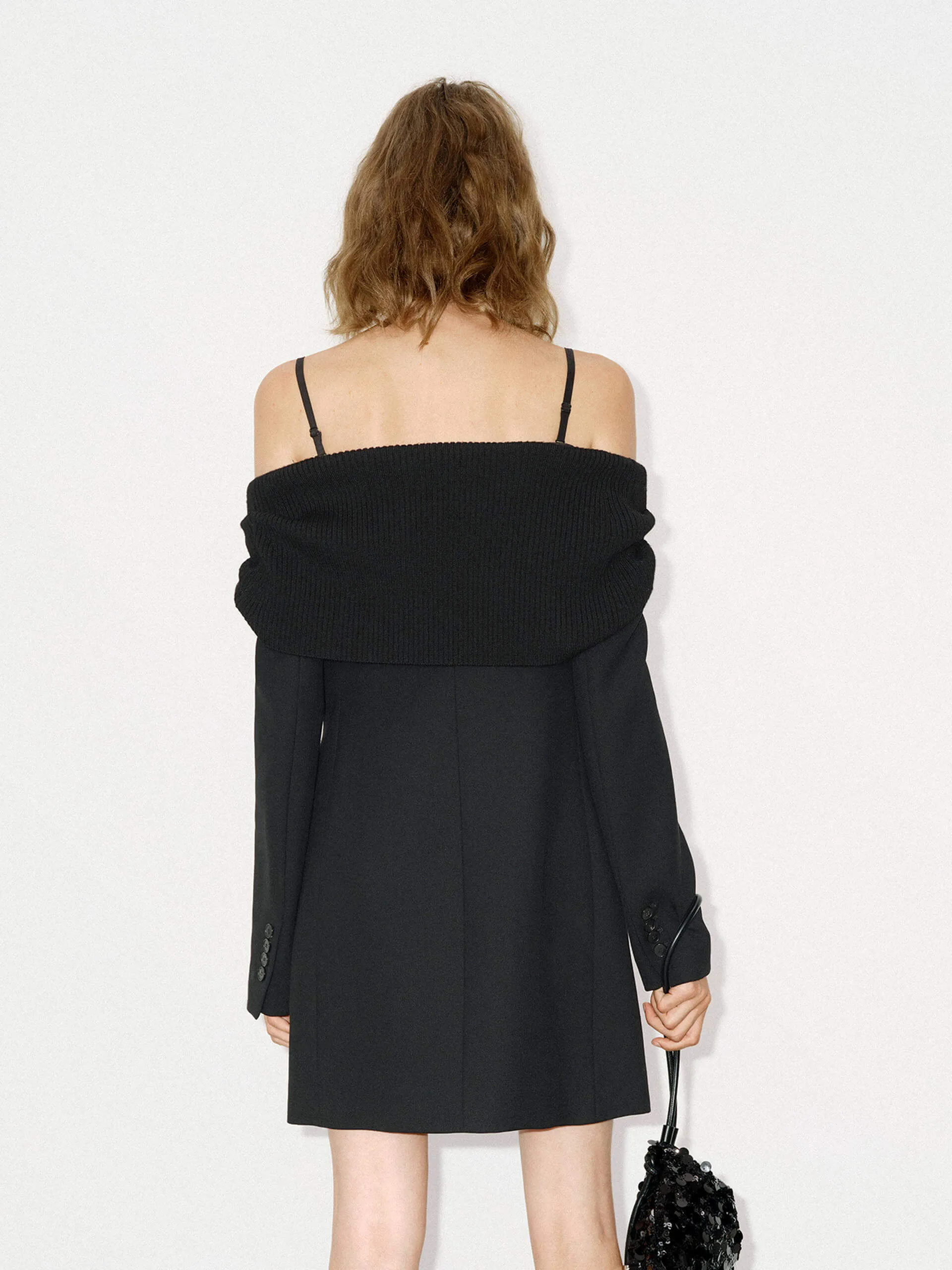 Wool Mini Blazer Dress