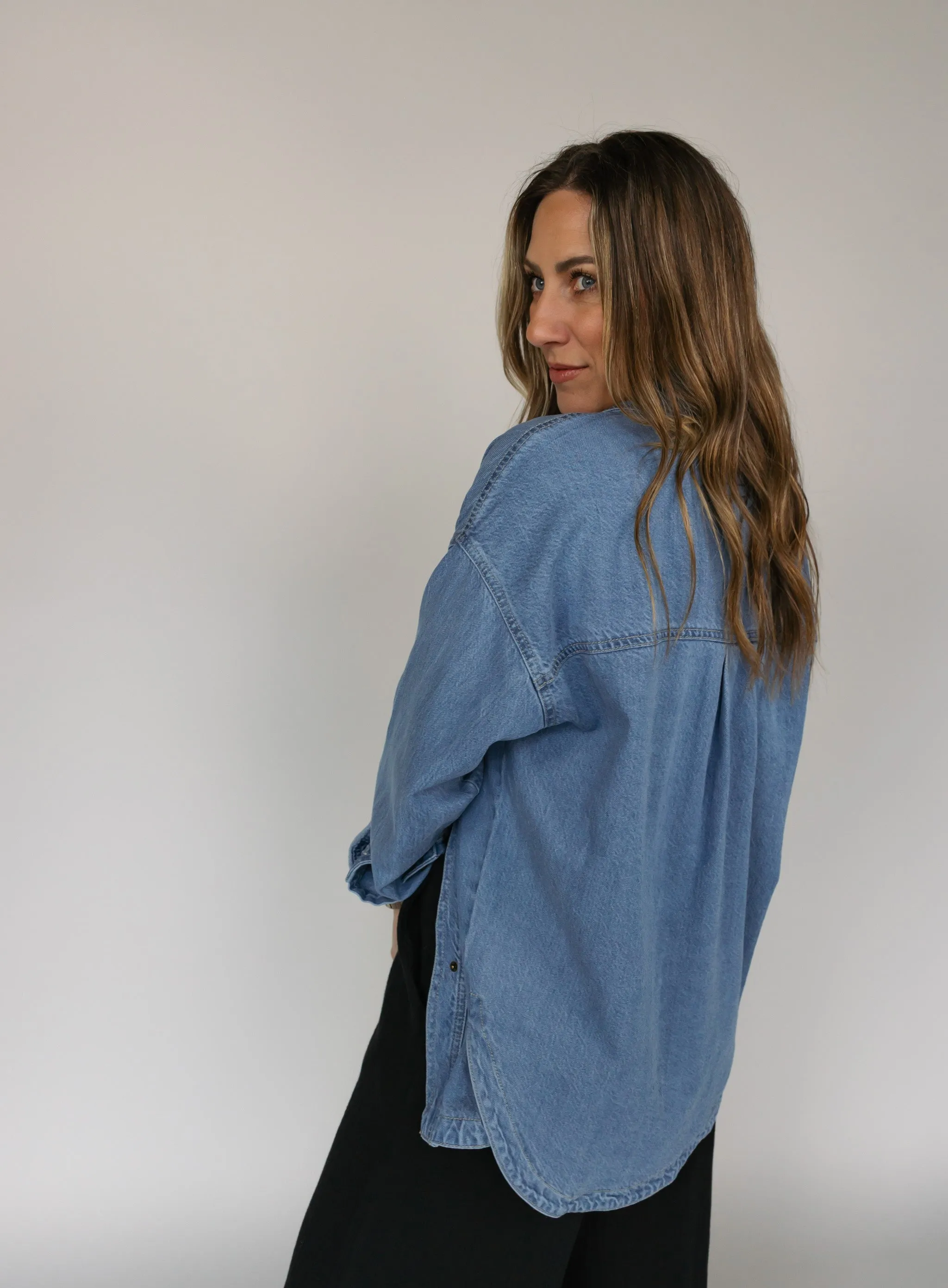 Z Supply: All Day Soft Denim Jacket - Worn Indigo