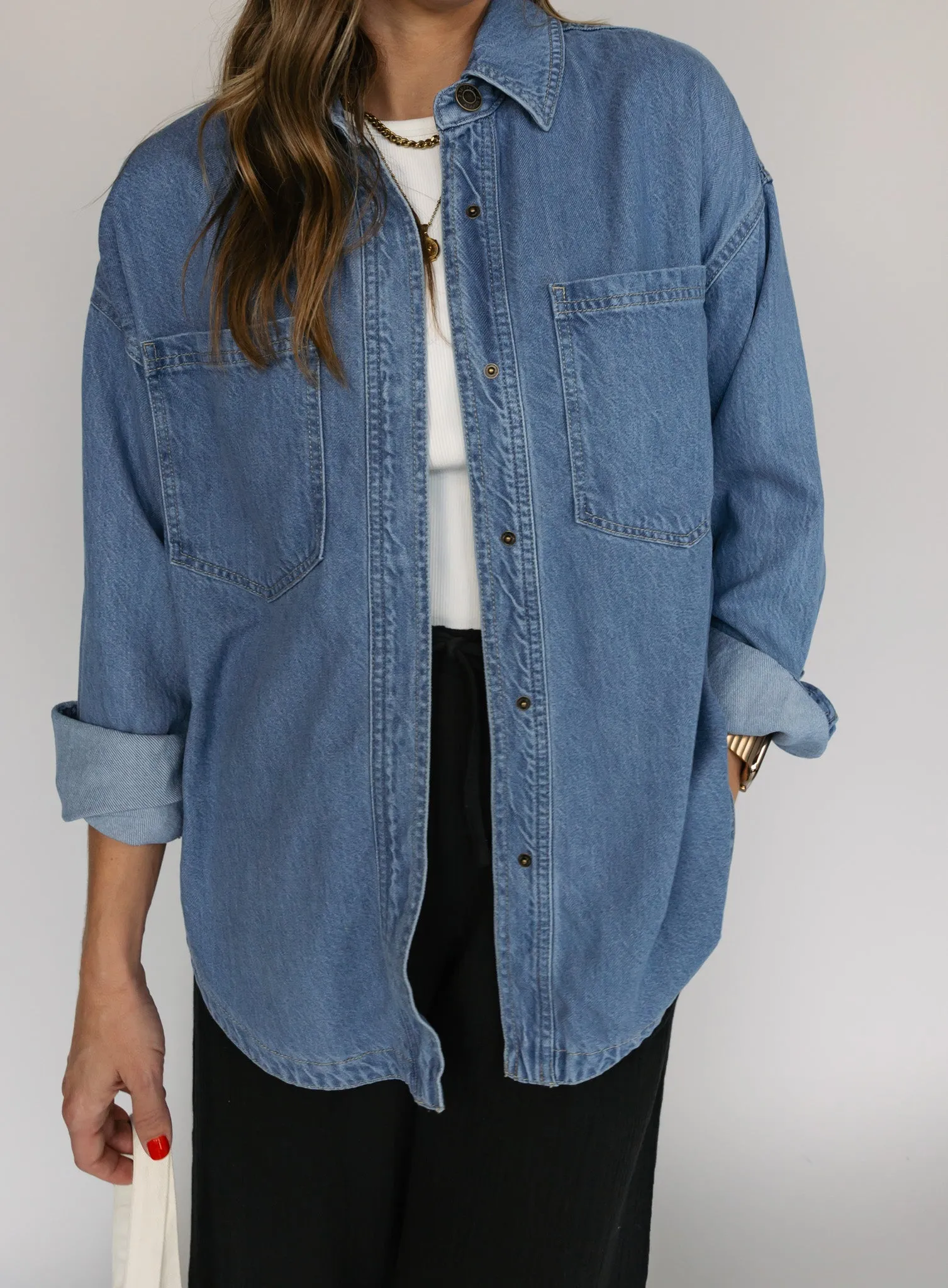 Z Supply: All Day Soft Denim Jacket - Worn Indigo