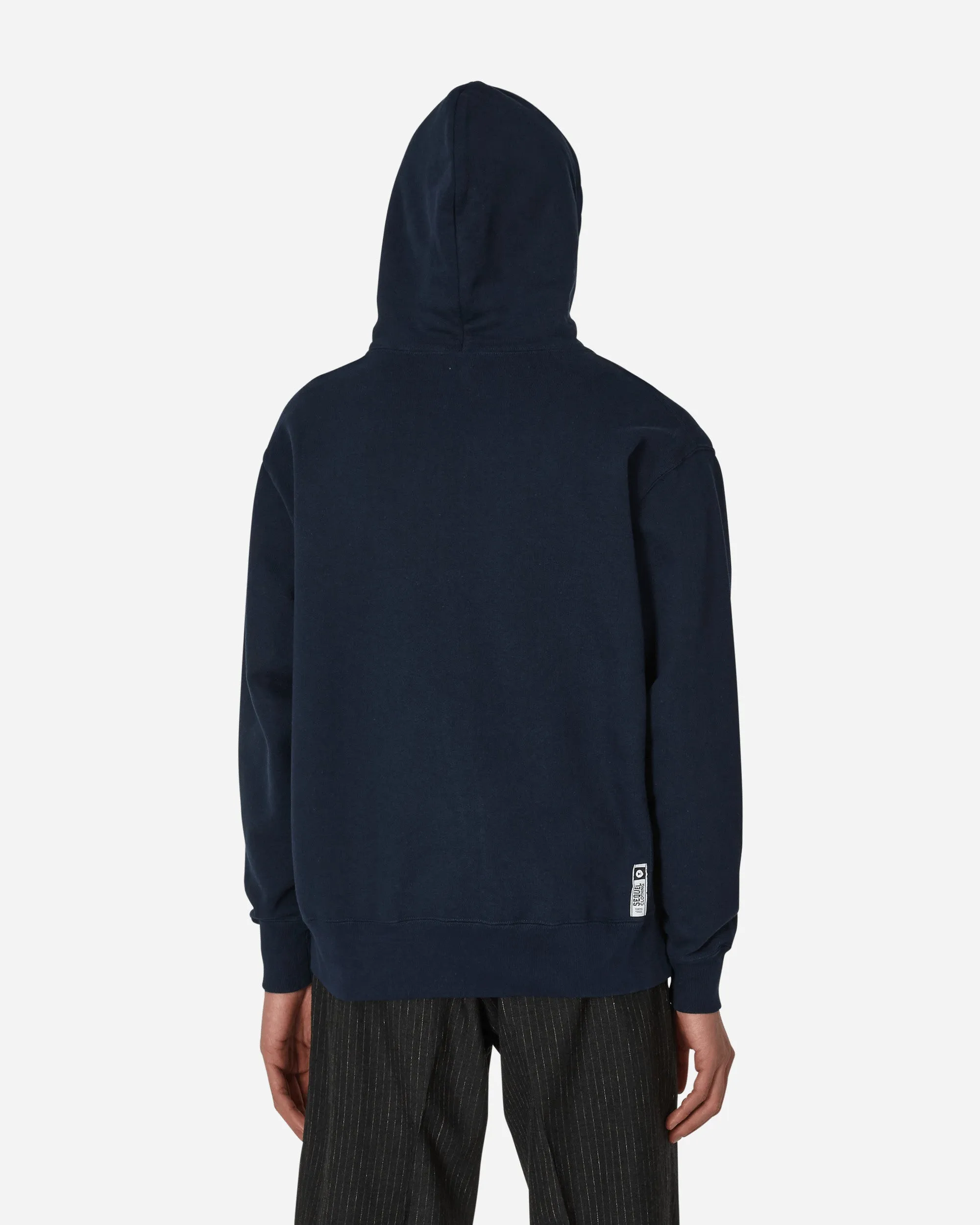 Zip-Up Hooded Sweatshirt Blue