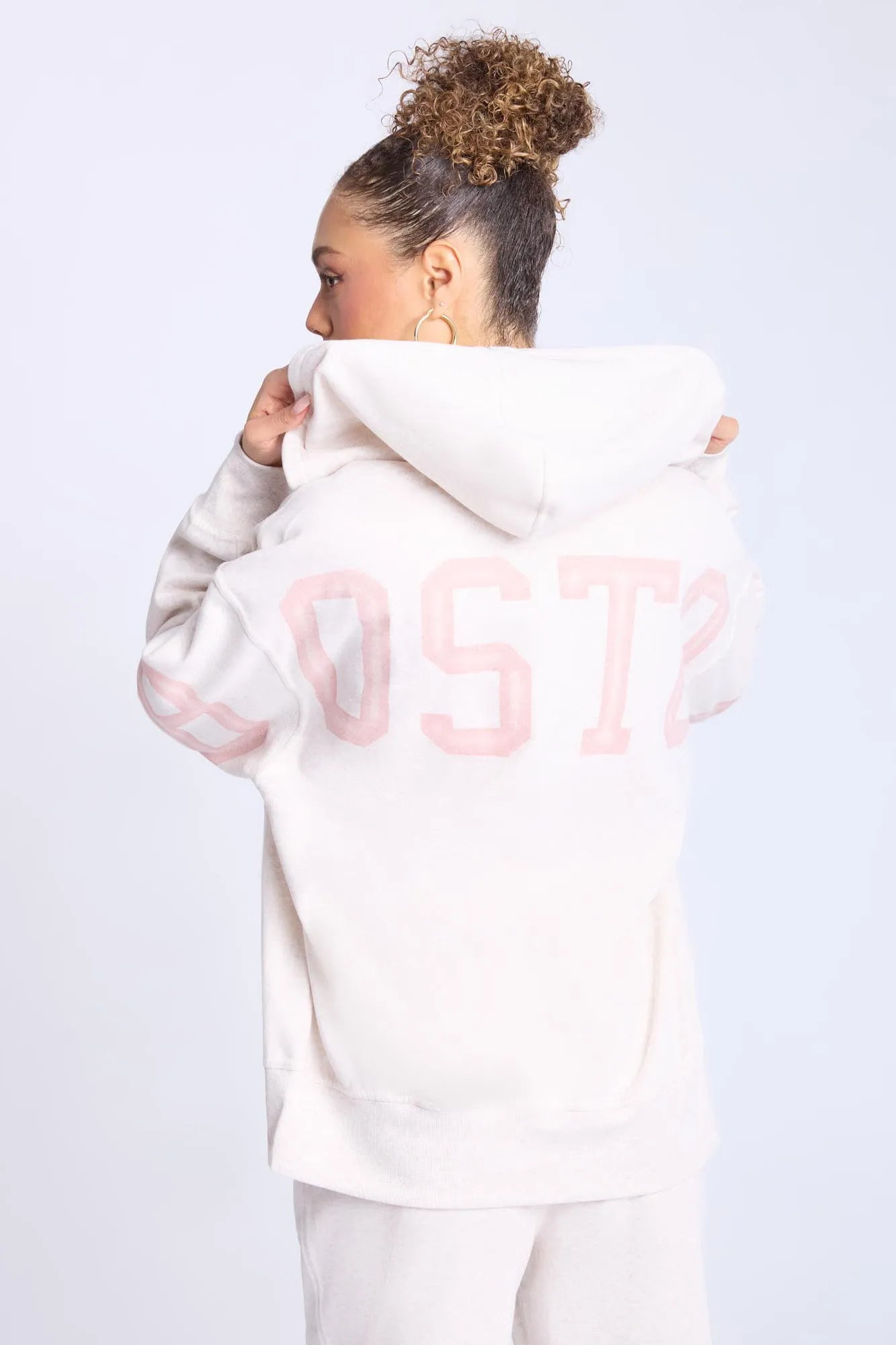 Zip-Up Oversized Hoodie