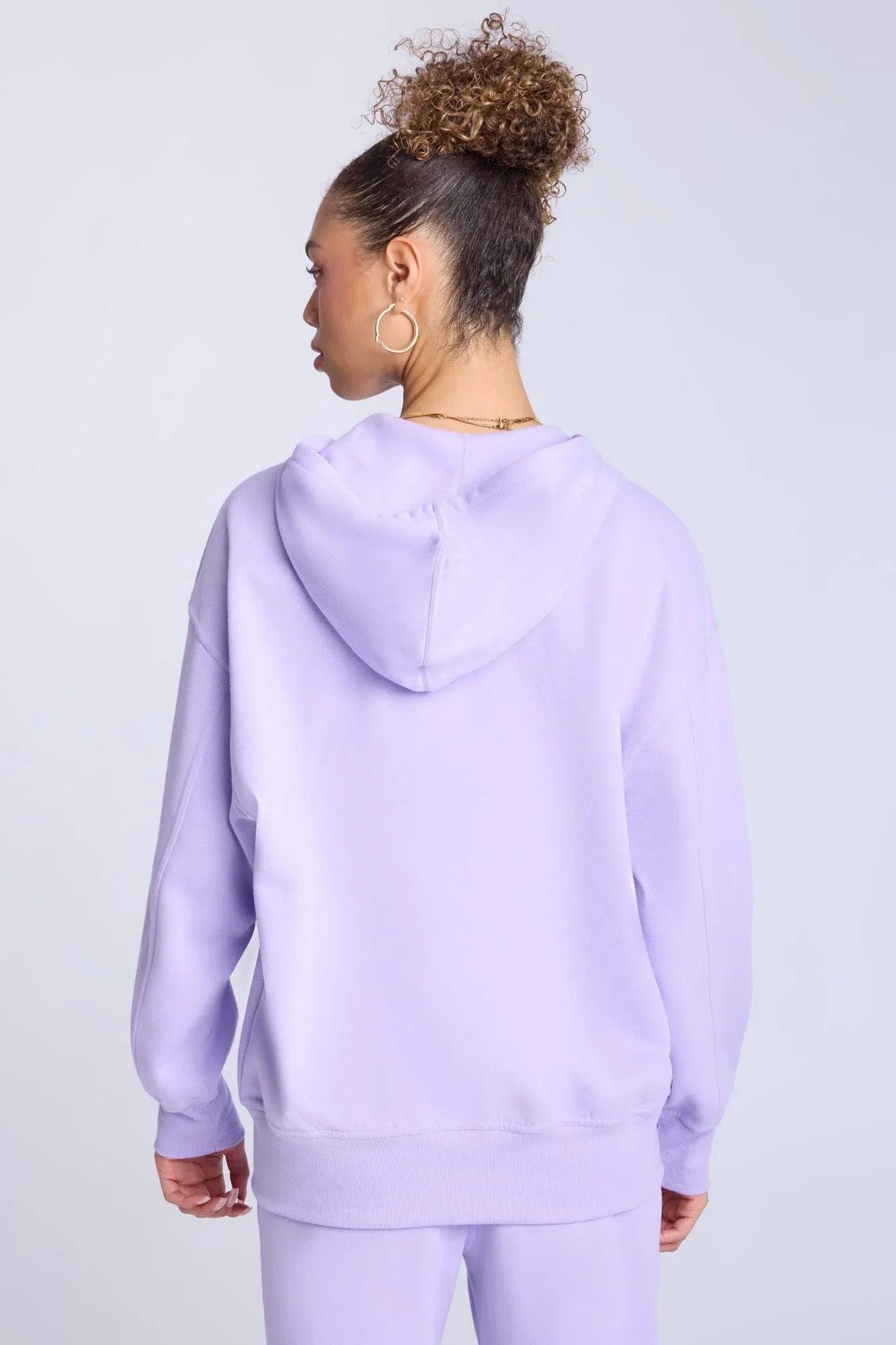 Zip-Up Oversized Hoodie