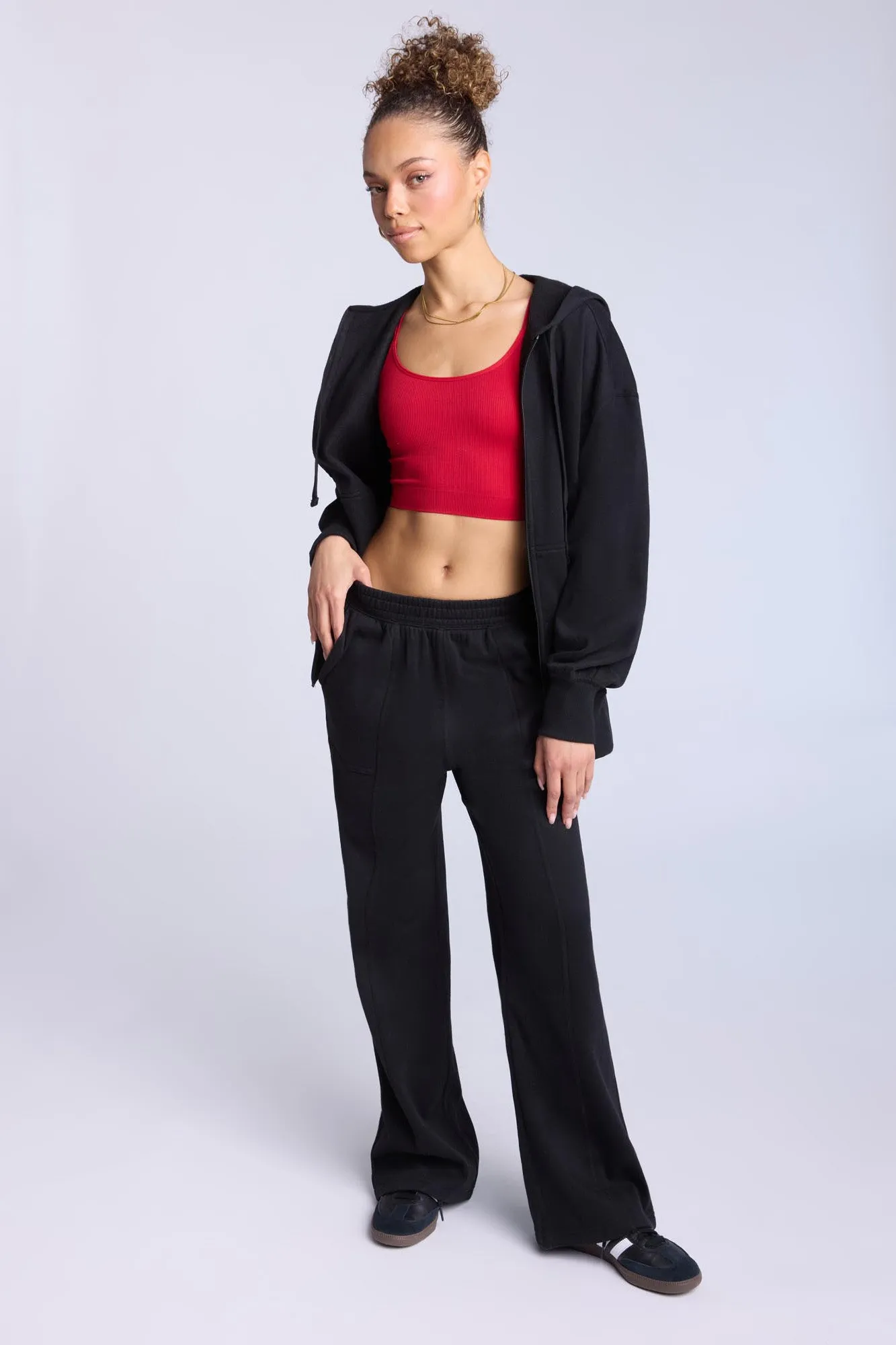 Zip-Up Oversized Hoodie